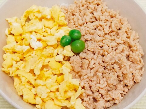 フライパン1つで作る！簡単！ニ色丼♪